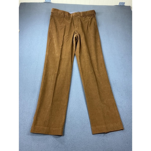 Lands' End Other - Lands' End Pants Mens 35x31 Brown Corduroy Traditional Fit Dress Trousers